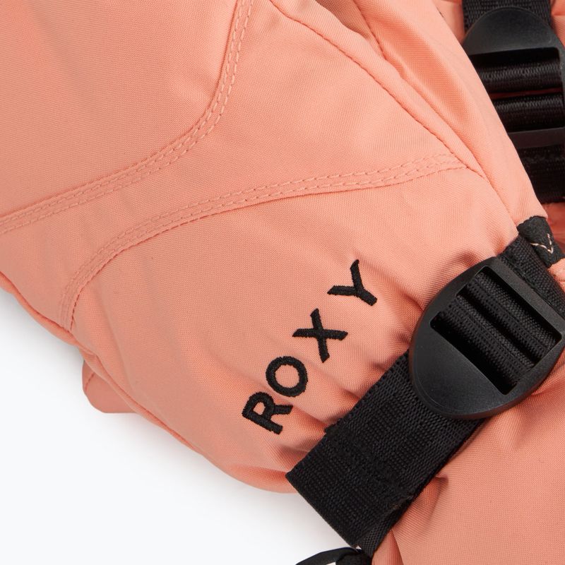 Παιδικά γάντια snowboard ROXY Roxy Roxy Jetty Girl Solid Mitt ροδακινί ροζ 4