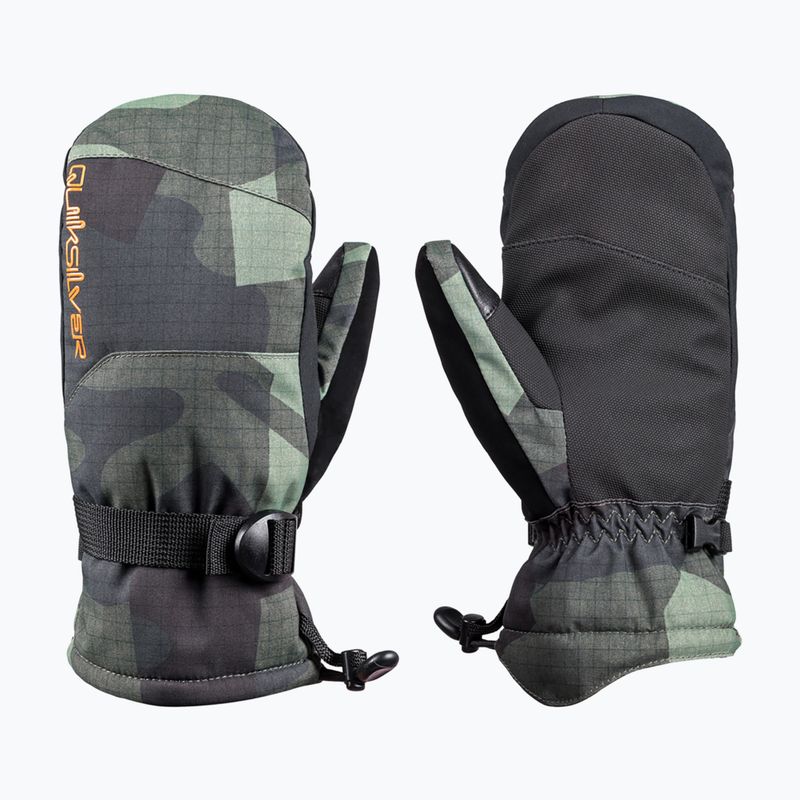 Quiksilver Mission Mitt παιδικό γάντι για snowboard puzzle camo sea spray