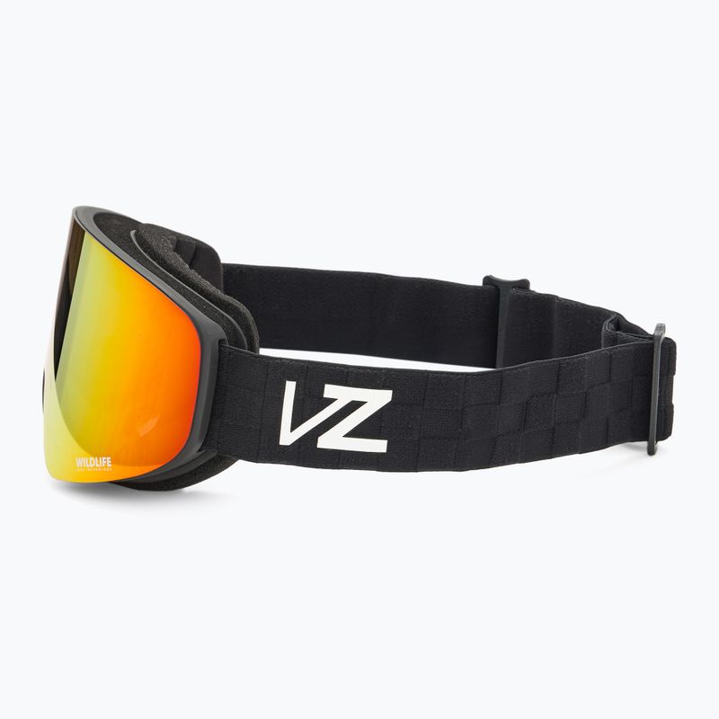 VonZipper Encore μαύρα σατέν / wildlife fire χρώμιο γυαλιά snowboard 4