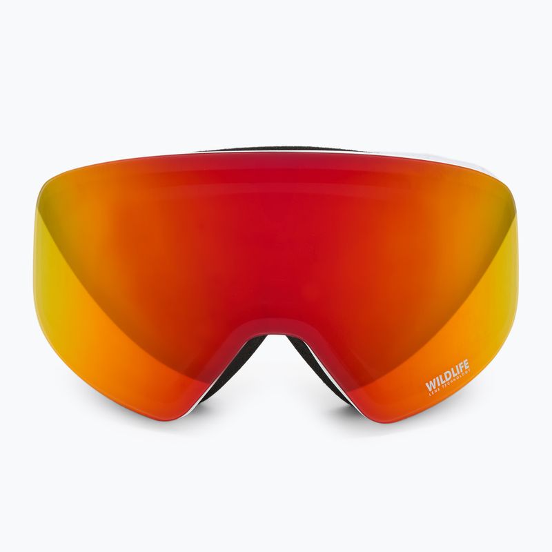 VonZipper Encore λευκά / wildlife fire χρώμιο γυαλιά snowboard 2