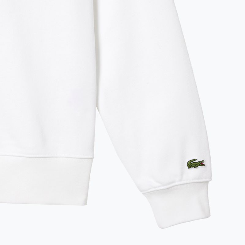 Lacoste ανδρικό φούτερ SH5643 001 λευκό 3