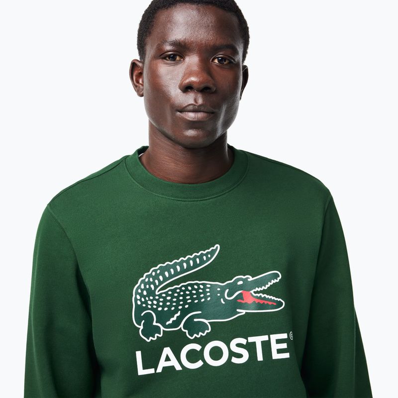 Lacoste ανδρικό φούτερ SH1281 πράσινο 4