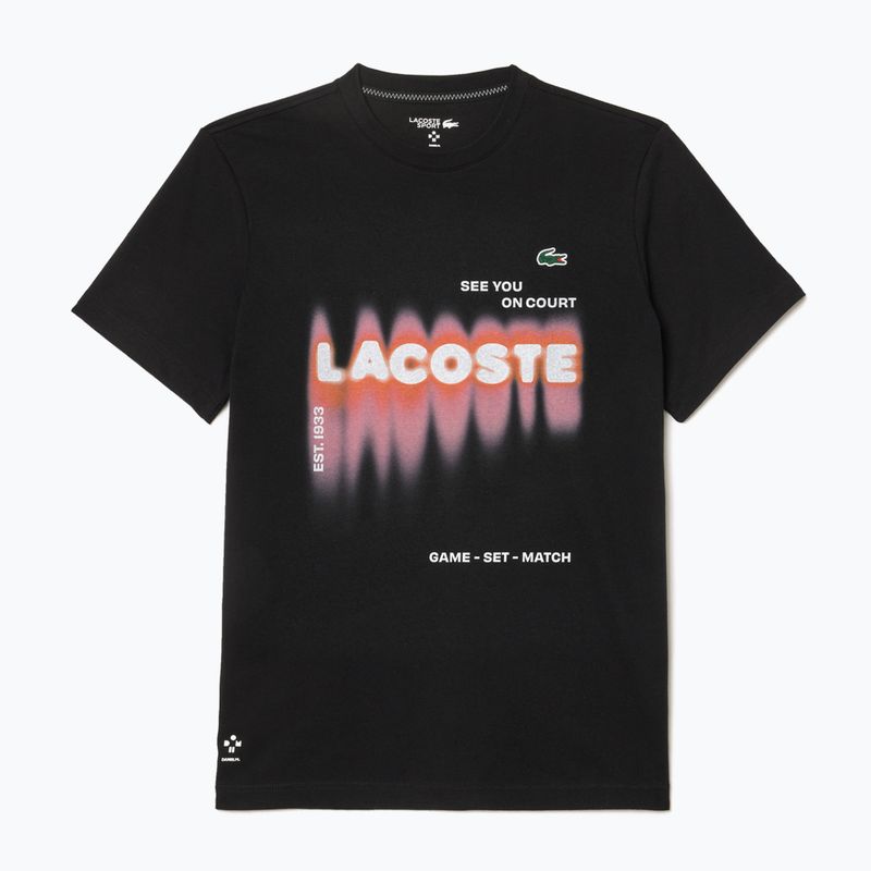 Ανδρική μπλούζα Lacoste TH2617 black 5