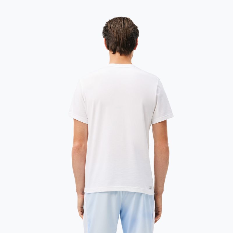 Ανδρική μπλούζα Lacoste TH2617 white 3