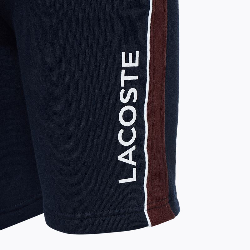 Lacoste παιδικό σορτς GJ2462 navy blue-expresso 3