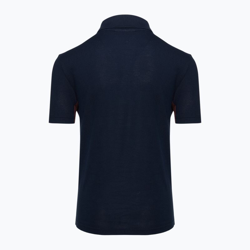 Lacoste παιδικό πουκάμισο πόλο PJ2479 navy blue-expresso 2