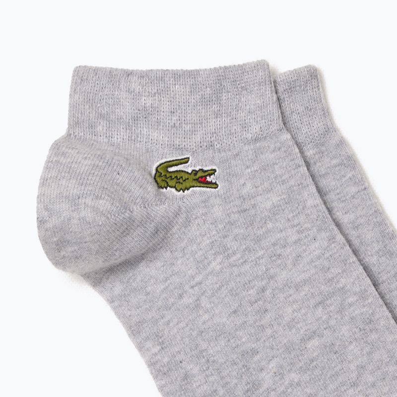 Κάλτσες Lacoste RA2917 3 ζεύγη ασημένιο κινέζικο/ναυτικό μπλε/λευκό 2