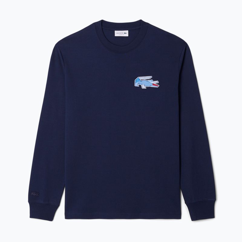 Lacoste ανδρικό μακρυμάνικο TH3586 navy blue 5