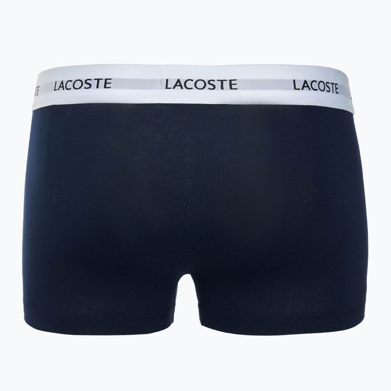 Lacoste ανδρικά σορτς μποξεράκια 5H5150 3 ζευγάρια globe/argentine blue/navy 5