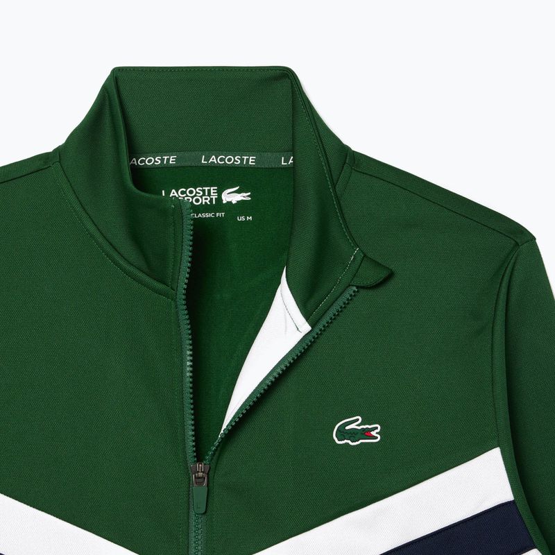 Lacoste ανδρική μπλούζα SH2646 πράσινο / λευκό / ναυτικό μπλε 6