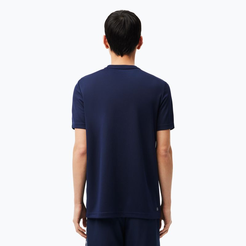 Ανδρικό μπλουζάκι Lacoste TH2623 navy blue 2