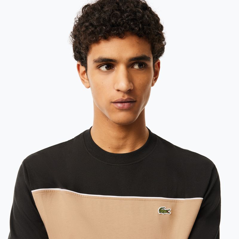 Lacoste ανδρικό T-shirt TH2853 μαύρο/βενετσιάνικο 4