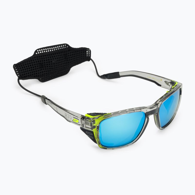 Julbo Shield M Polar 4 Hd μαύρο/κίτρινο φλούο/καψύλλιο ποδηλατικά γυαλιά ποδηλασίας ocean master