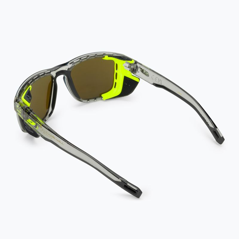 Julbo Shield M Polar 4 Hd μαύρο/κίτρινο φλούο/καψύλλιο ποδηλατικά γυαλιά ποδηλασίας ocean master 3