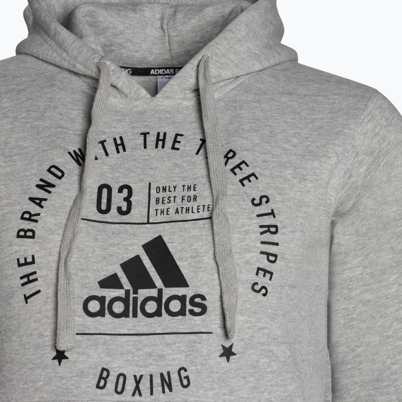 adidas Hoodie Φούτερ προπόνησης πυγμαχίας γκρι ADICL02B 3