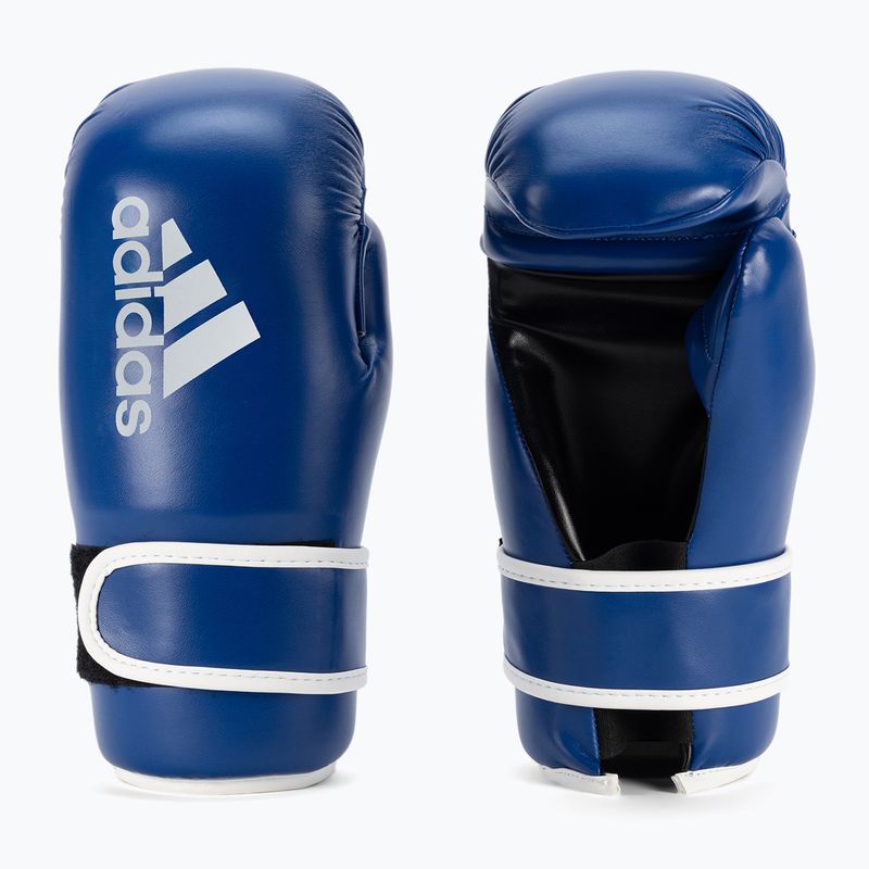 Γάντια πυγμαχίας adidas Point Fight Adikbpf100 μπλε και λευκό ADIKBPF100 3