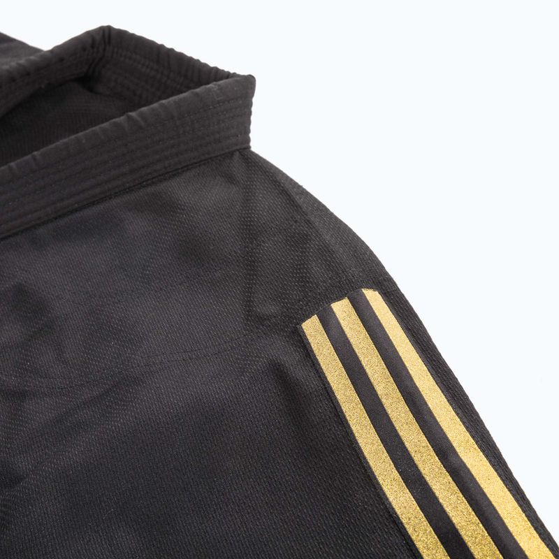 GI για Brazilian jiu-jitsu adidas Rookie μαύρο/χρυσό 8