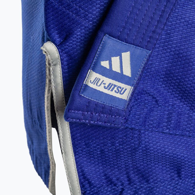 GI για Brazilian jiu-jitsu adidas Rookie μπλε/γκρι 6