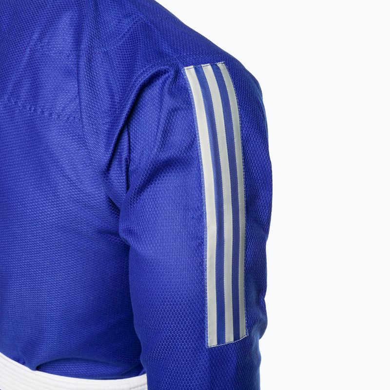 GI για Brazilian jiu-jitsu adidas Rookie μπλε/γκρι 8