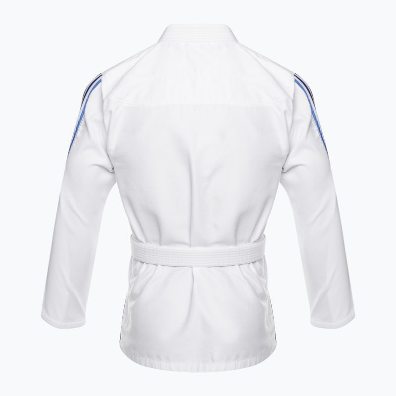 GI για Brazilian jiu-jitsu adidas Σειρά λευκό/μπλε χρώμα 3