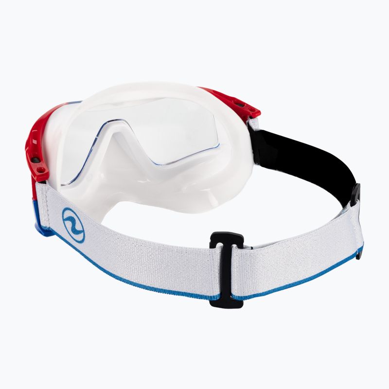 Aqualung Vita Combo Snorkelling Kit Μάσκα + αναπνευστήρας λευκό και μαύρο SC4260901 5