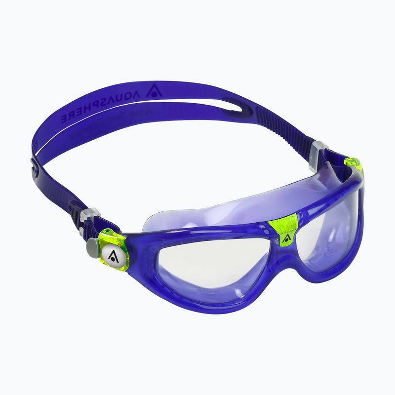 Aquasphere Seal Kid 2 παιδική μάσκα κολύμβησης κόκκινη/μοβ/ασβέστη