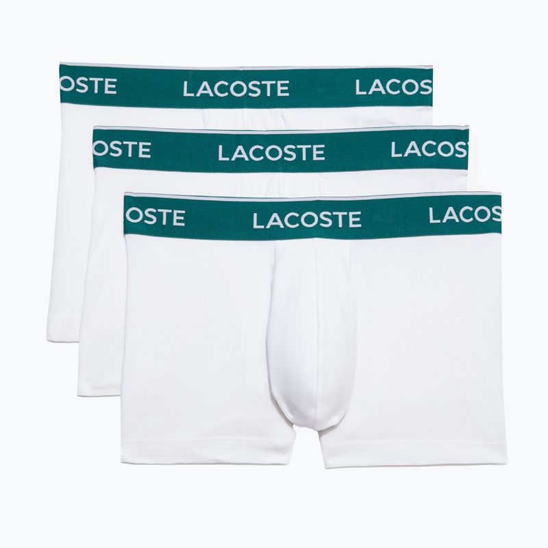 Lacoste μποξεράκια 5H3389 001 3 ζευγάρια λευκά 5