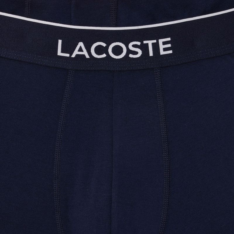 Lacoste boxer shorts 5H3401 3 ζευγάρια μπλε/πράσινο/κόκκινο/ναυτικό 2