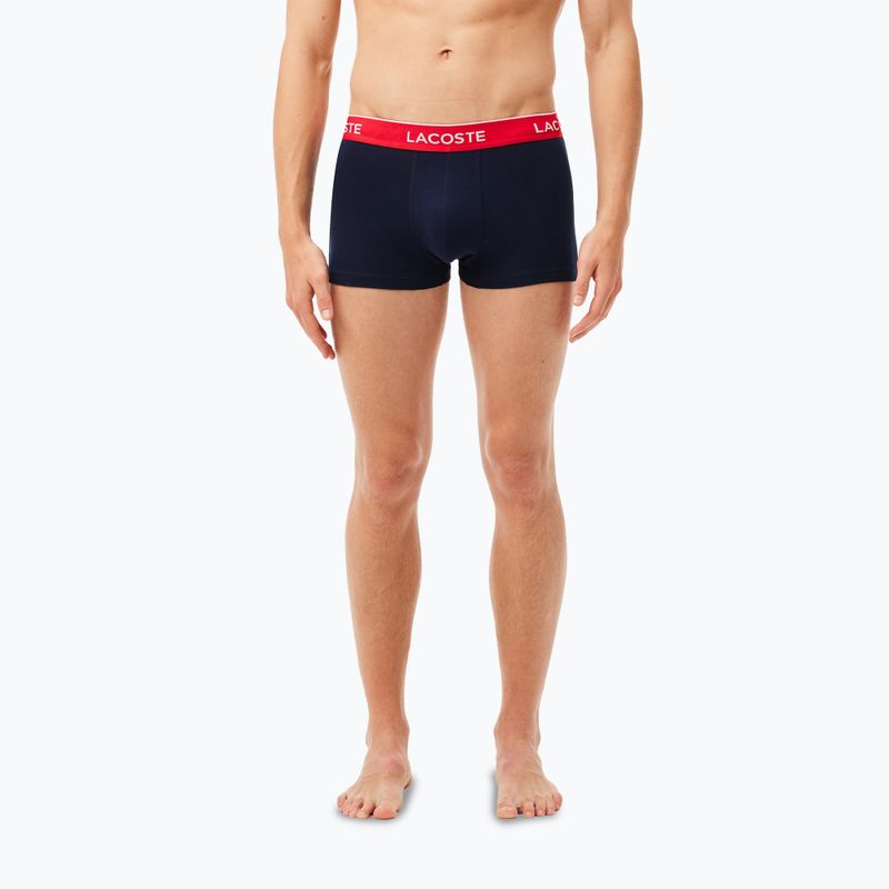 Lacoste boxer shorts 5H3401 3 ζευγάρια μπλε/πράσινο/κόκκινο/ναυτικό 8