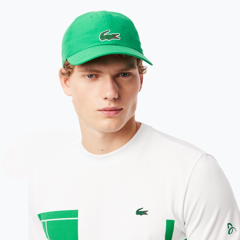 Ανδρικό καπέλα μπέιζμπολ  Lacoste RK2450 fluorine green/fluorine green 4