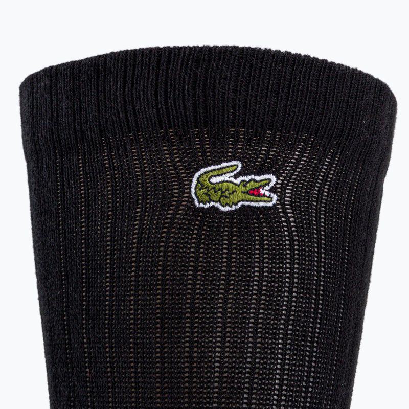 Κάλτσες τένις Lacoste 3 ζευγάρια μαύρες RA4182 3