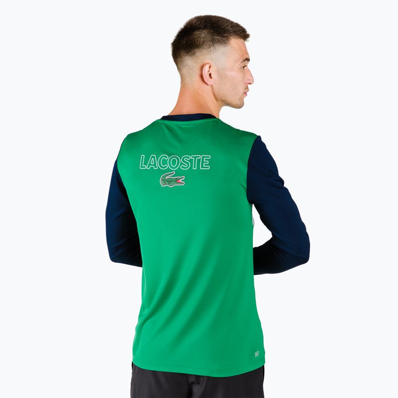 Lacoste ανδρικό μπλουζάκι τένις μπλε TH0831 3