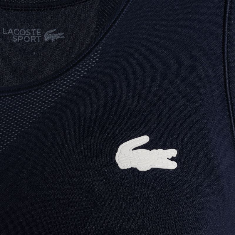 Lacoste γυναικείο μπλουζάκι τένις navy blue TF7882 4