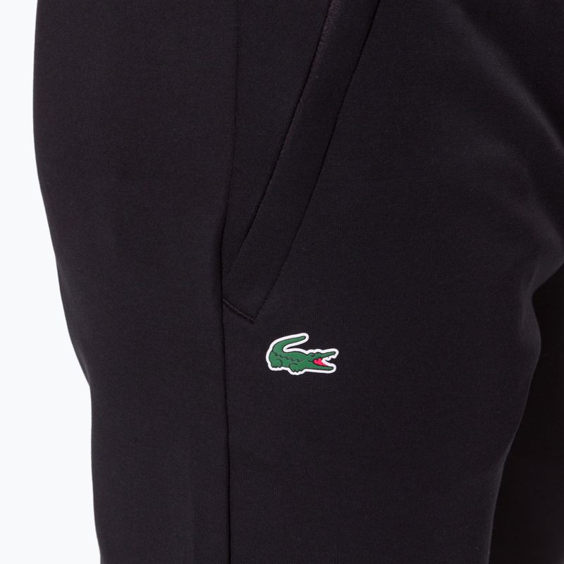 Lacoste ανδρικό παντελόνι τένις μαύρο XH9559 4