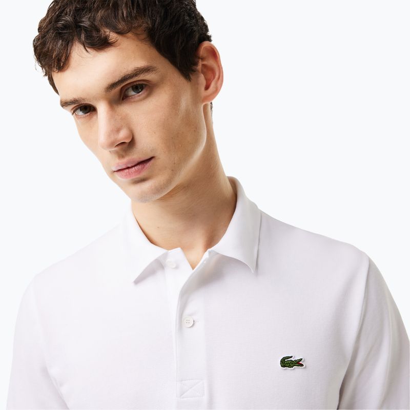 Ανδρικό μπλουζάκι πόλο LacosteDH0783 white 3