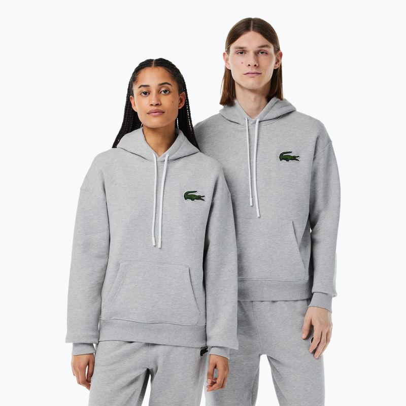 Lacoste SH6404 CCA silver chine unisex φούτερ