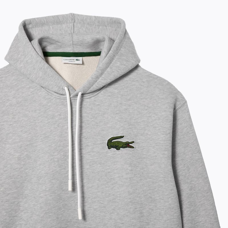 Lacoste SH6404 CCA silver chine unisex φούτερ 5