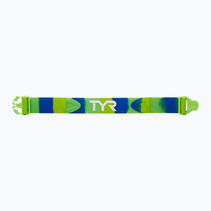 Ζώνη προπόνησης TYR Rally Training Strap green/ green/ blue 2