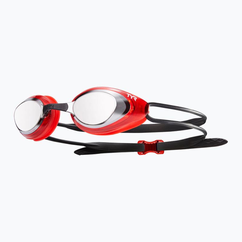 Γυαλιά κολύμβησης TYR Blackhawk Racing Mirrored silver/ red/ black 5