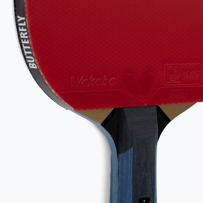 Ρακέτα επιτραπέζιας αντισφαίρισης Butterfly Timo Boll Μαύρη 5