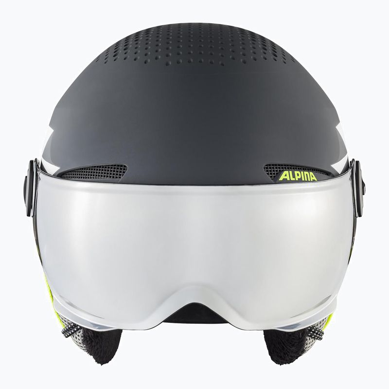 Παιδικά κράνη σκι Alpina Zupo Visor Q-Lite charcoal/neon matt 10