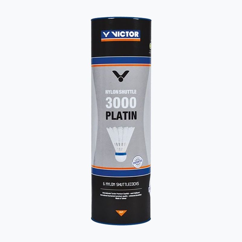 Σφαιρίδια μπάντμιντον VICTOR Nylon Shuttle 3000 medium 6 τεμάχια. κίτρινο 4