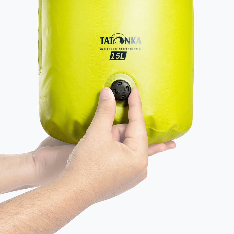 Tatonka WP Αδιάβροχος σάκος Stuffbag Valve 15 l lime 7