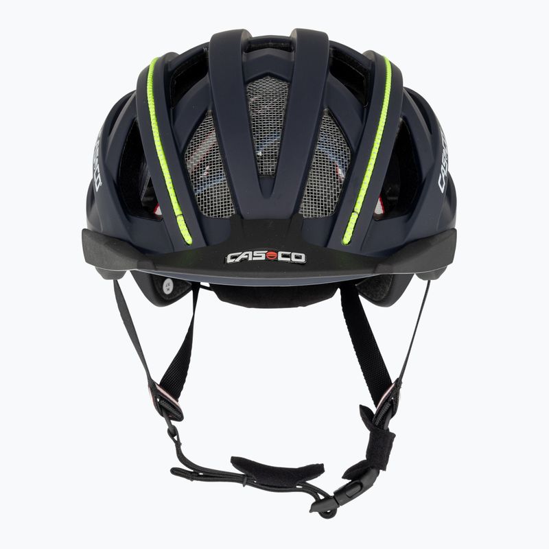 Κράνος ποδηλάτου CASCO Cuda 2 blue/neon yellow matt 2