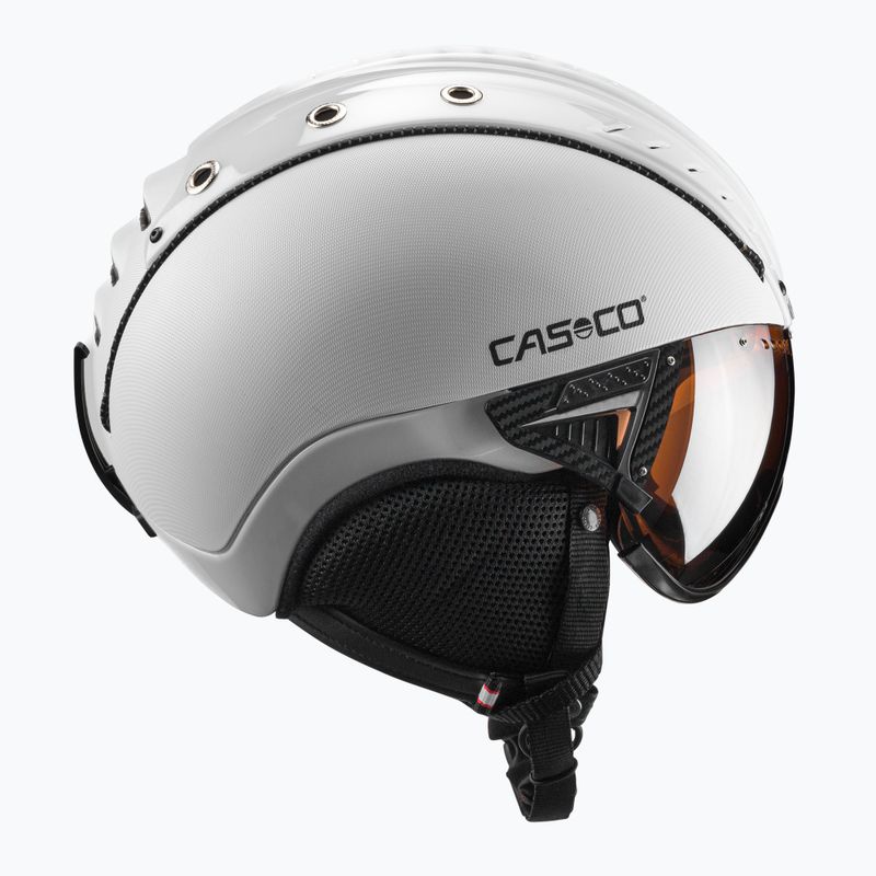 CASCO κράνος σκι SP-2 Carbonic Visor λευκό 07.3737 4