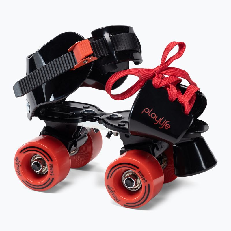 Playlife Sugar Rollerskates παιδικά πατίνια μαύρα και κόκκινα 880179