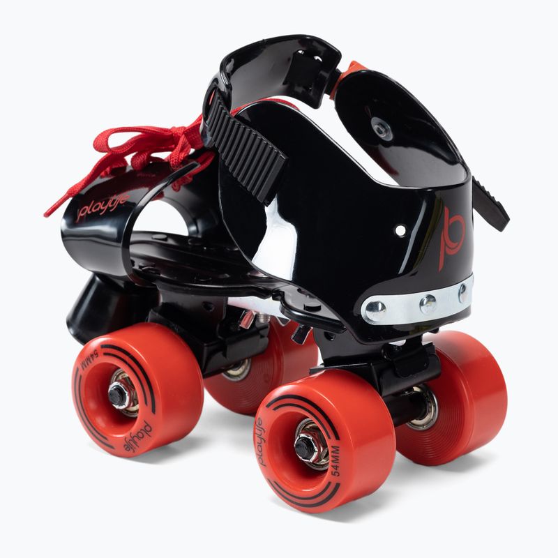 Playlife Sugar Rollerskates παιδικά πατίνια μαύρα και κόκκινα 880179 3