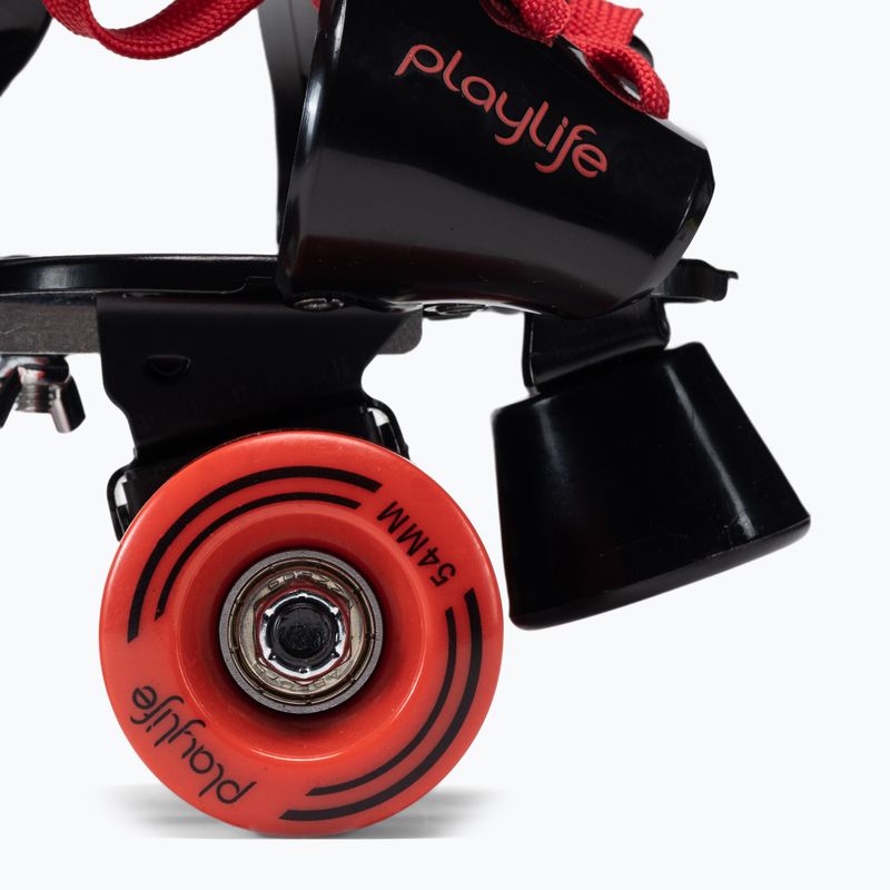 Playlife Sugar Rollerskates παιδικά πατίνια μαύρα και κόκκινα 880179 5