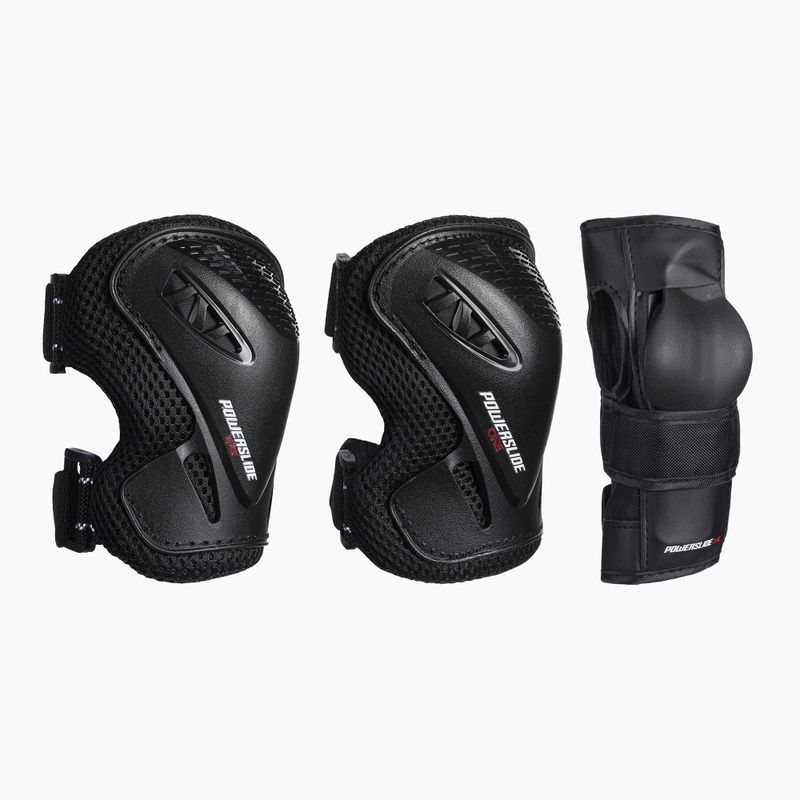 Powerslide One Basic Adult Tri-Pack μαύρο 903258 σετ προστατευτικών