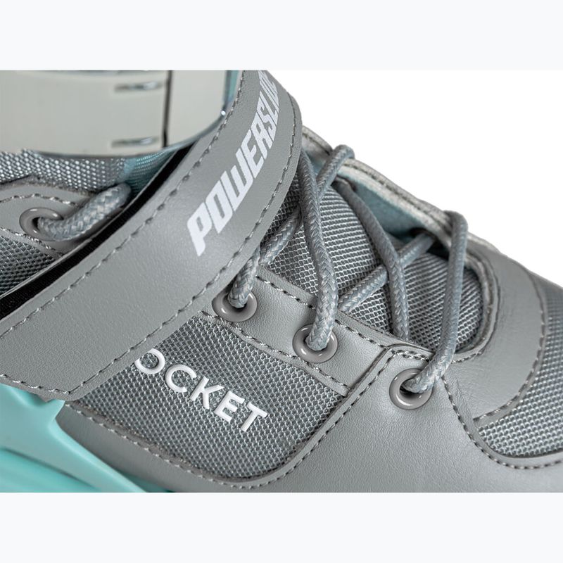 Παιδικά πατίνια Powerslide Rocket grey/teal 17